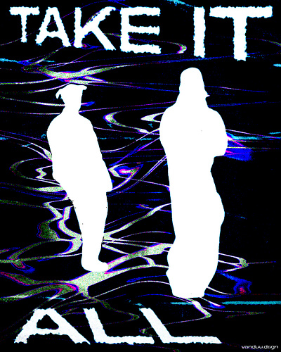 TAKE IT ALL - Poster Concept Design banner banner design banners creative design graphic graphic design graphics minimal unique