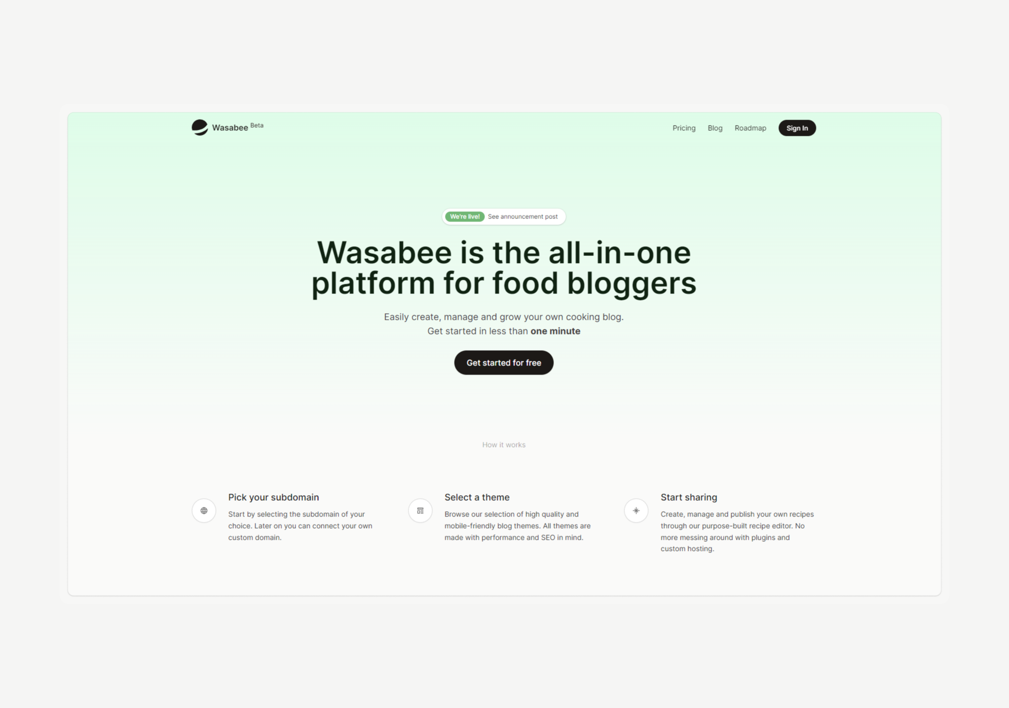 Wasabee - Landing Page Hero app design graphic design illustration typography ui ux web