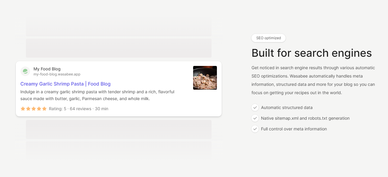 Wasabee - Search Engine Results app design graphic design illustration landing typography ui ux vector