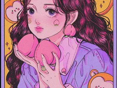 🍑 peaches🍑ෆ╹ .̮ ╹ෆ