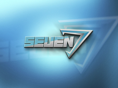 Seven Logo Design (Unused) 3d branding design gaming logo graphic design illustration logo logo design logo designer logotype mark gd mascot logo seven gaming logo seven logo design ui vector