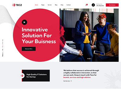 TECZ branding design graphic design modern design ui ui design