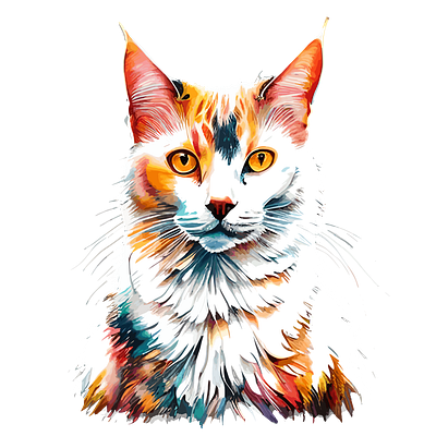 Watercolor Cat cat design graphic design illustration watercolor