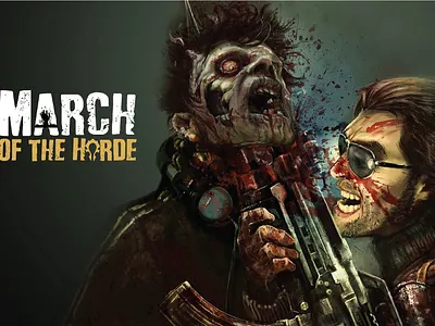 March of the horde Logo branding corporate design design flat illustration logo