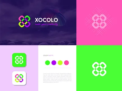 Xocolo, Logo, Logo Design, Modern logo, Branding, Brand identity app brand mark branding business logo crative logo custom logo design designer icon identity illustration logo logo mark logos minimalist logo modern logo symbol typography ui ux website
