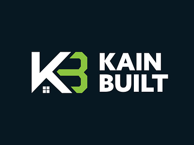 Kain Built branding build building construction design house identity illustrator logo