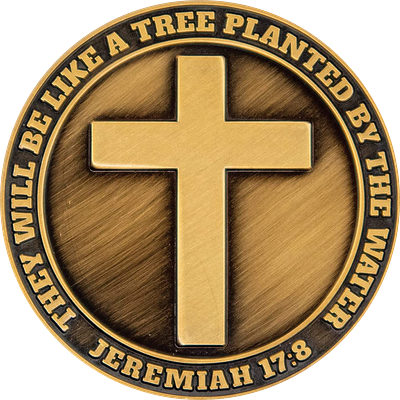 Christian cross bible verse graphic design logo