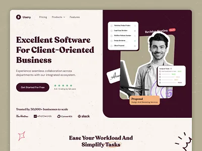 SaaS Website Homepage conversion crm health landing landingpage madeinwebflow marketing saas saas website sales ui web web design webflow webflow developer webflow website website