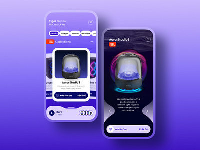 UI Design Mobile Store App by the mk studio on Dribbble