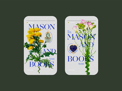 Mason and Books Campaign for Jo Latham brand design branding campaign floral flower fort worth graphic design illustration jewelry logo luxury photoshop warp