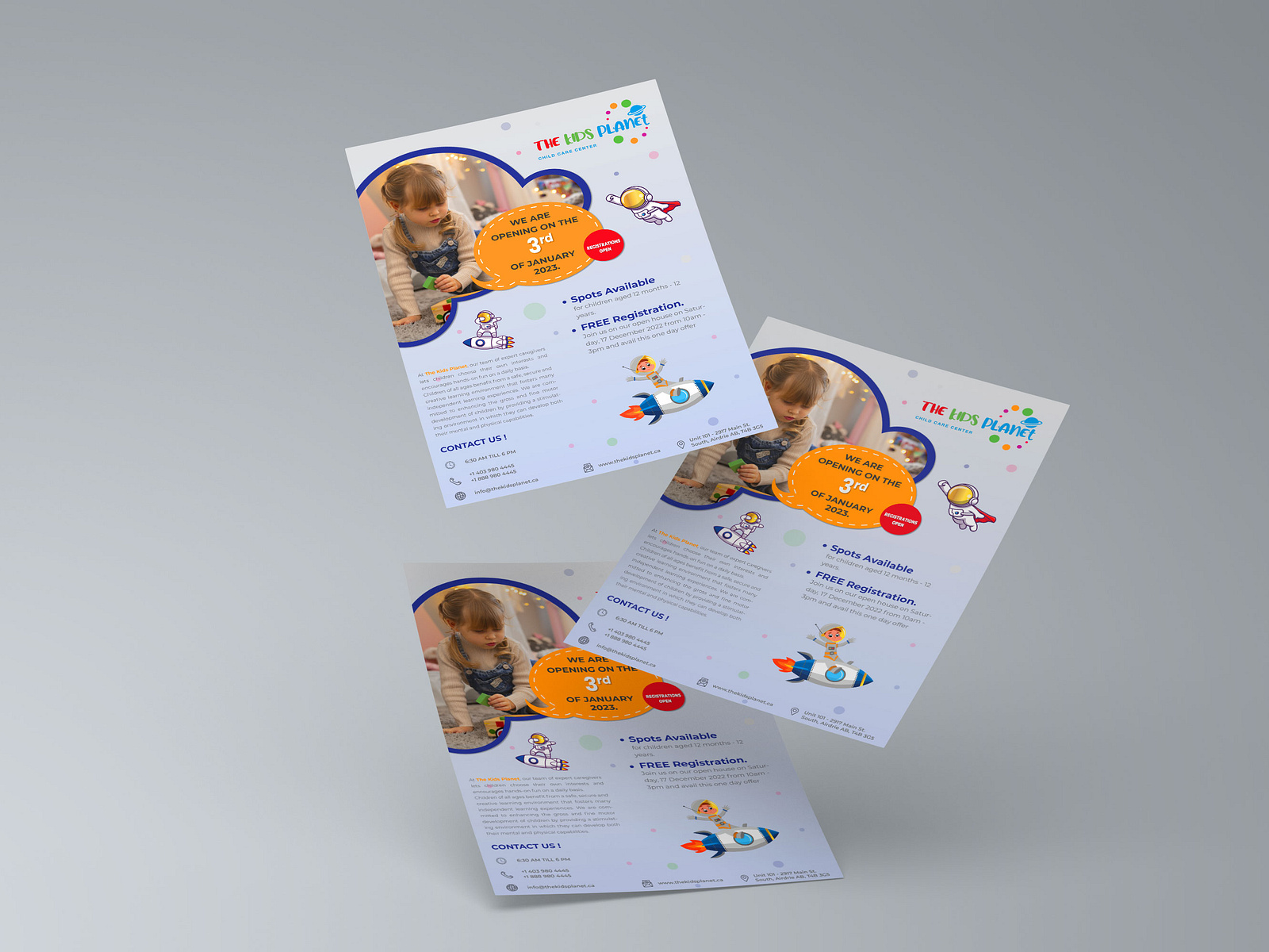 Kids A4 Poster Design by Awais Ashraf on Dribbble