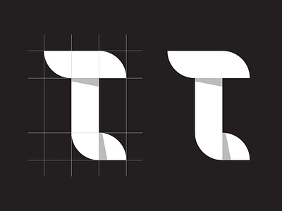 T + L design graphic design illustration letter letter design letters logo vector