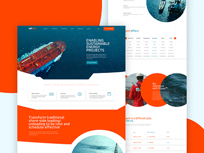Corporate Logistics Website Design app branding corporate design illustration logistics ship ui ux