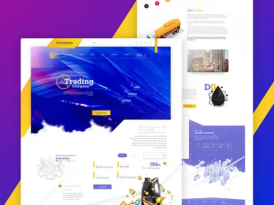 Oil Investment Website Design business corporate crude oil graphic design oil ui ux website