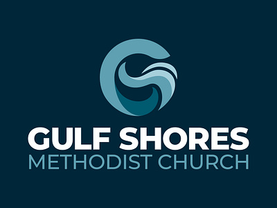 Gulf Shores Methodist Church branding church design gulf identity illustration illustrator logo methodist shore