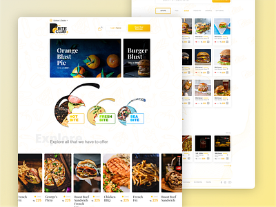 Cloud Kitchen Design & Development branding burger cloud kitchen kitchen restaurant salad ui ux