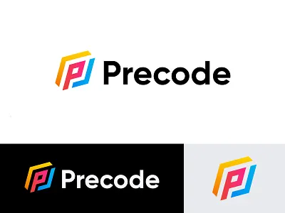 precode modern minimalist logo design arrows brand identity brand mark branding coding creative logo fintech graphic design icon logo logo design logo designer minimal minimalist logo modern logo p logo professional logo startup symbol wordmark
