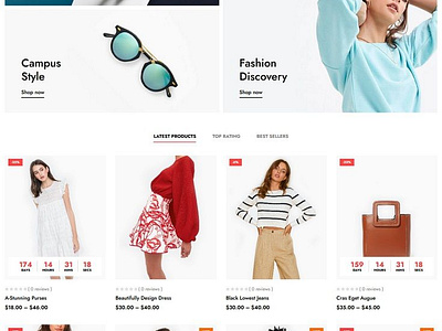 Fashion Store Design by Ashfin Fy on Dribbble