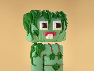 DANKBOTS - Wild babe 3d character cloth simulation inflateble marvelous deigner rubber toy