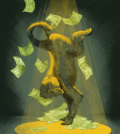 Monkey Business / Illustration design digital illustration graphic design illustration poster design