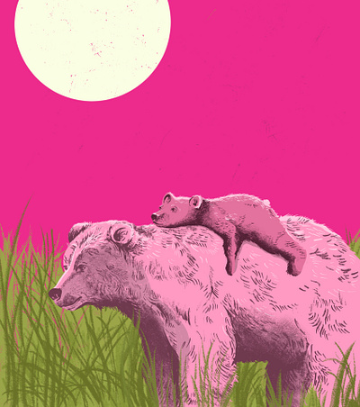 Mama Bear design digital illustration graphic design illustration poster design