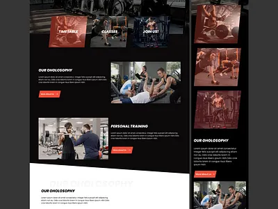 Gym Landing Page