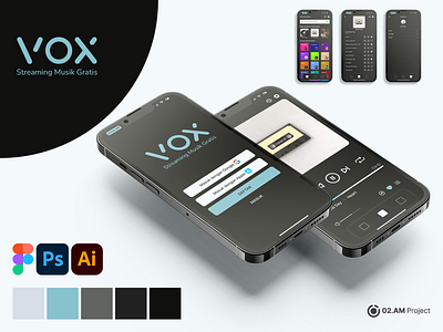 Vox Musik 3d animation branding design graphic design illustration logo motion graphics ui user ux vector