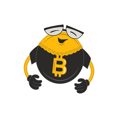 Bobby Bitcoin ai illustrator bitcoin character design illustration vector design