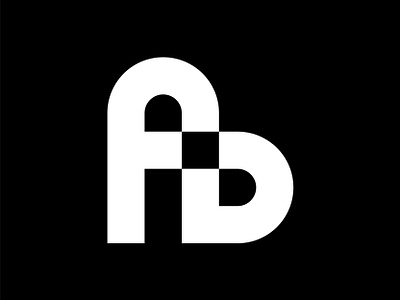 FD abstract brand branding design fd fd logo fd monogram icon identity letter logo logo design logo for sale mark modern monogram symbol vector