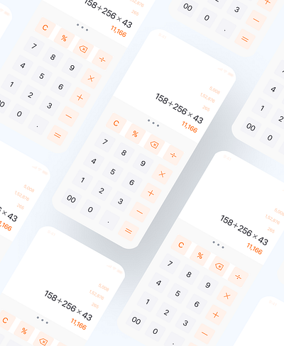 Calculator | Daily UI Challenge 004 (Calculator) animation dayliui design logo typography ui