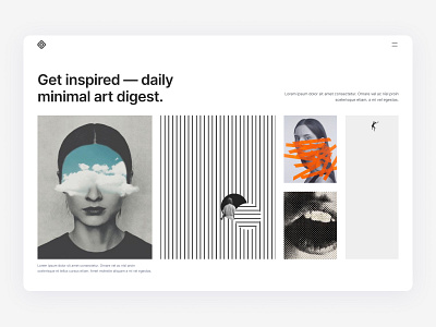 Art Landing Page — Clonify clean figma homepage landing page minimal modern simple ui ui kit ux web web design