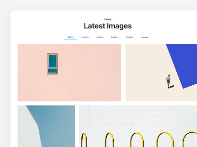 Gallery — Clonify clean figma gallery grid header images minimal responsive simple ui kit user interface ux web web design