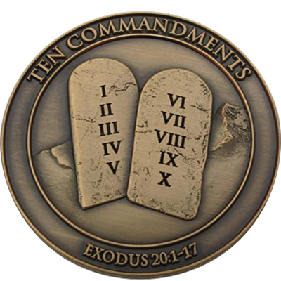 Ten Commandments Exodus design graphic design logo