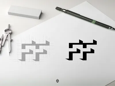 FF monogram logo concept 3d branding design graphic design logo logoconcept logoinspirations logoinspire logos luxurydesign