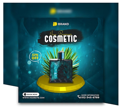Social Media post. branding graphic design perfume