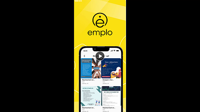 Emplo: Elevate Your Job Search Experience - App Store Submission 3d animation app branding dashboard design emplo emplo job search graphic design hiring illustration ios job logo motion graphics ui