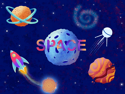 Space procreate illustration illustration procreate space