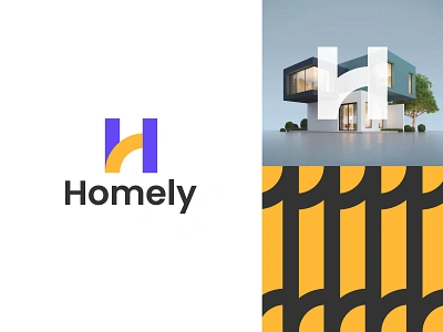 Real Estate Logo | Homely Minimalist Logo | Letter H Logo apartment brand identity branding building building logo construction logo home logo house logo logo logo design logodesign logotype minimalist logo mortage property logo real estate real estate branding real estate logo realty logo