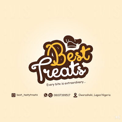 Best Treats Logo baking branding chef design graphic design logo