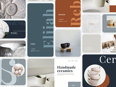 Ceramics Branding Guide branding ceramics design figma small business