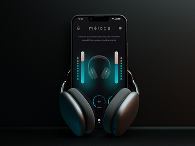 mélode - Audio EQ android design eq eq app headphone app headphones mobile music ui uiux ux