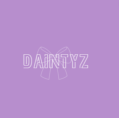 "DaintyZ" fashion brand logo logo