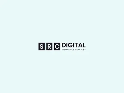 SRC logo brand identity branding business clean company company logo design digital company graphic design inspiration insurance logo minimal logo minimalistic modern money services simple typography wordmark