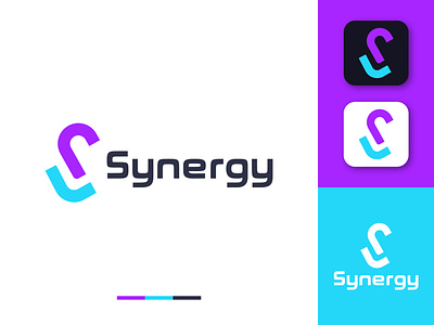 Logo Design, Brand Identity, Synergy Logo, Modern Logo app app logo branding business design graphic design letter logo logo logo design logofolio logos modern logo s logo synergy logo tech logo technology