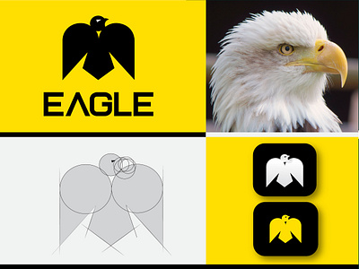 Eagle Logo branding casual clean design clean logo creative design design eagle graphic design logo vector