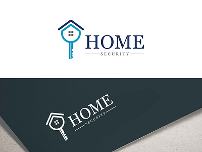 Home security logo design. alarm camera comfort cozy family hearth home house key lock monitor nest protection retreat safe sanctuary secure shield surveillance welcome