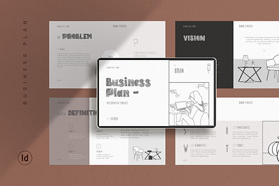 Sketch Business Plan Template #2 app branding design graphic design illustration logo typography ui ux vector