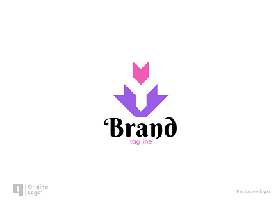 VY Flower Logo art branding cute design elegant flower geometrical icon initial letter logo modern romantic symbol text universal v vector vy y