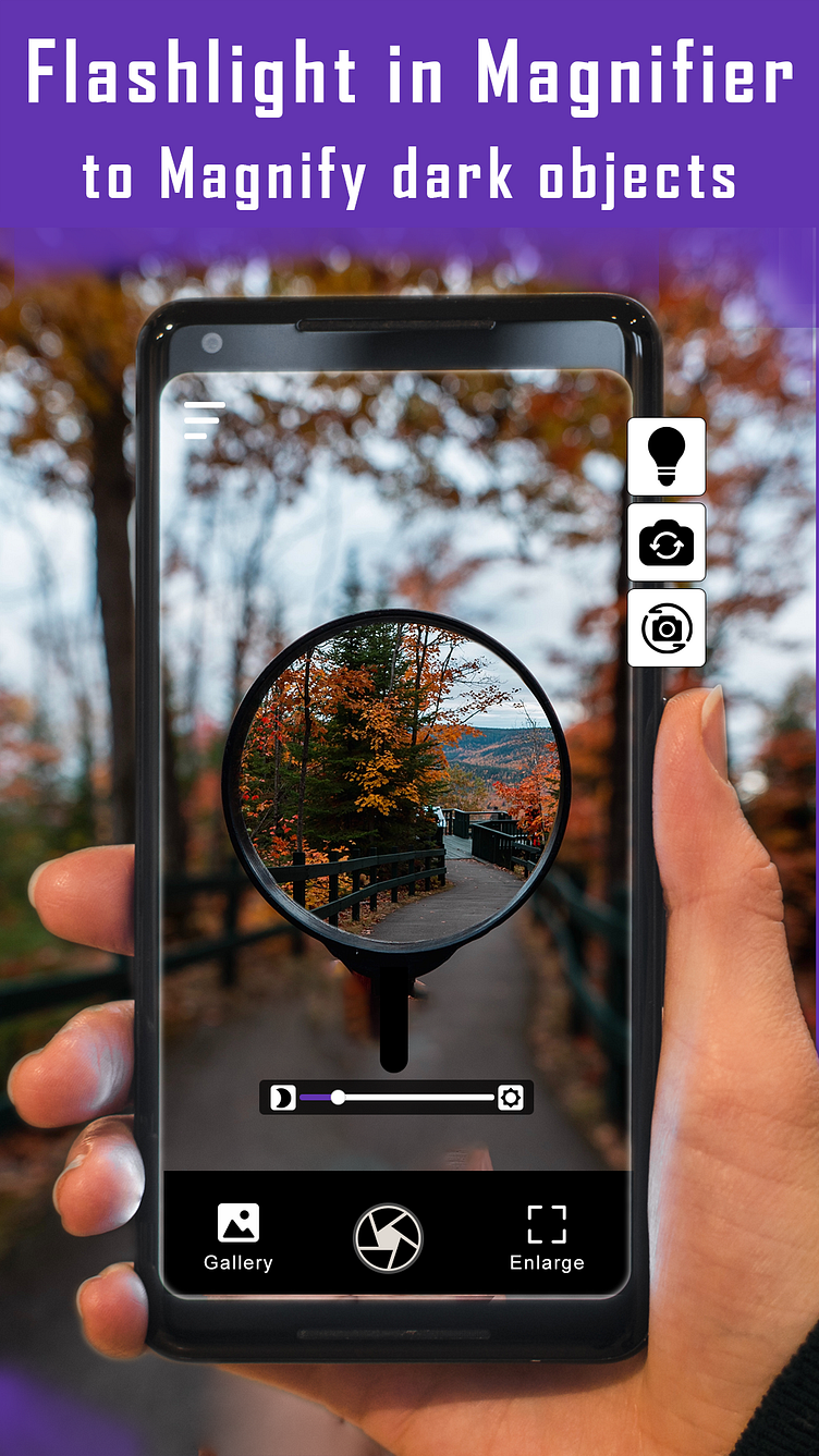 Magnifier app Screen Shoot by Bilal on Dribbble