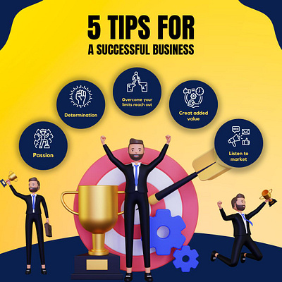 a successful business 5 Tips for ads ecpert design dropdhippping website droppshoping store dropshippingstore facebook ads illustration instagram ds marketerbabu marketing